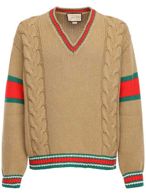 sueter gucci dama|gucci wool sweater.